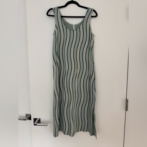 Ilana Kohn Roxie dress in light waves jersey XS NWOT - Picture 2 of 5
